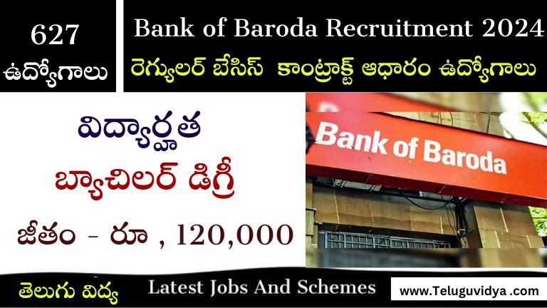 Bank OF Baroda Recruitment 2024