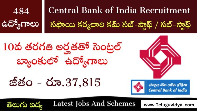 Central Bank Of India Recruitment 2024