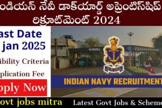 Indian Navy Recruitment 2024